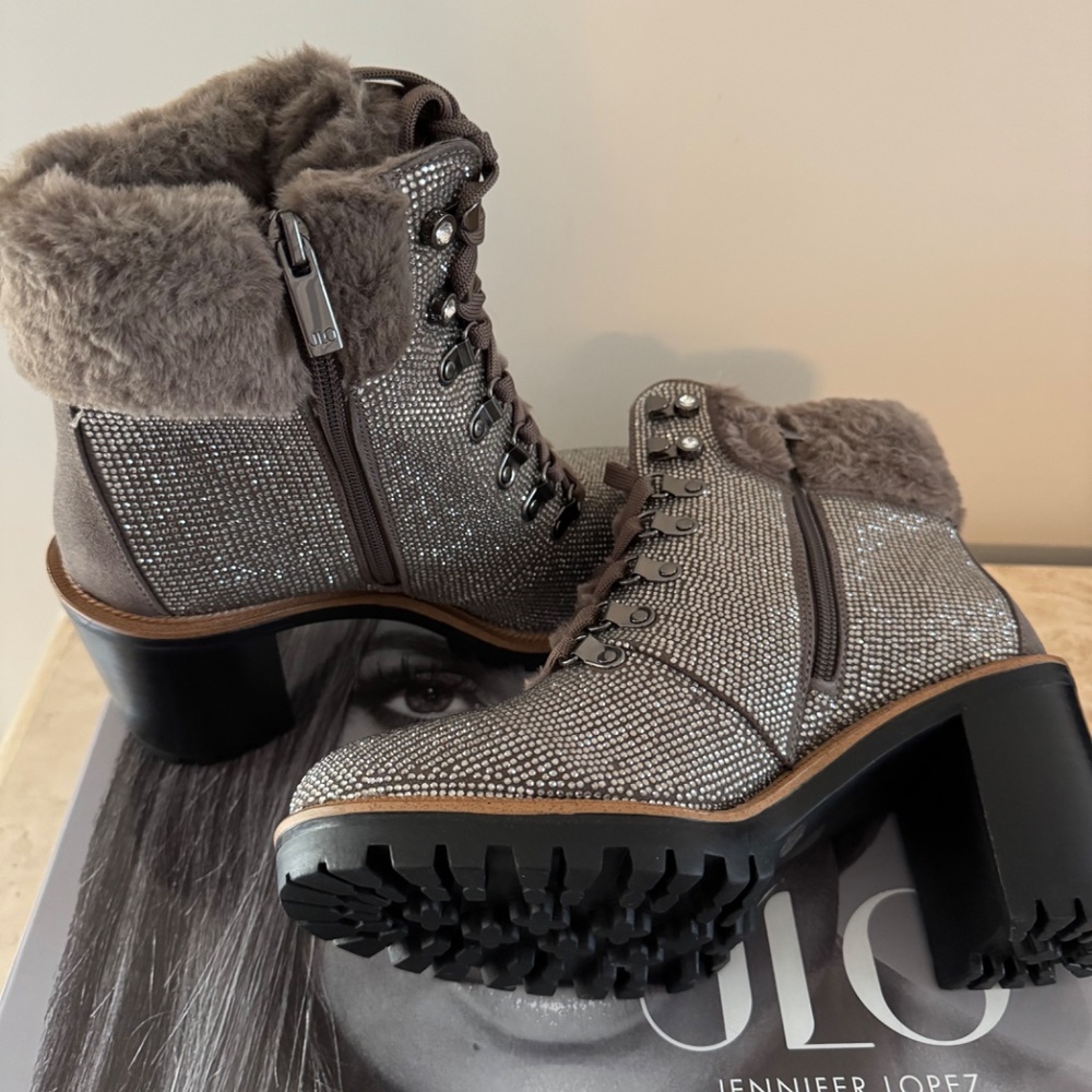 J Lo Charcoal Booties - Picture 5 of 9